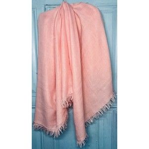 Peach Charming Charlie Luxurious Pashmina With Fringe 77 X 44